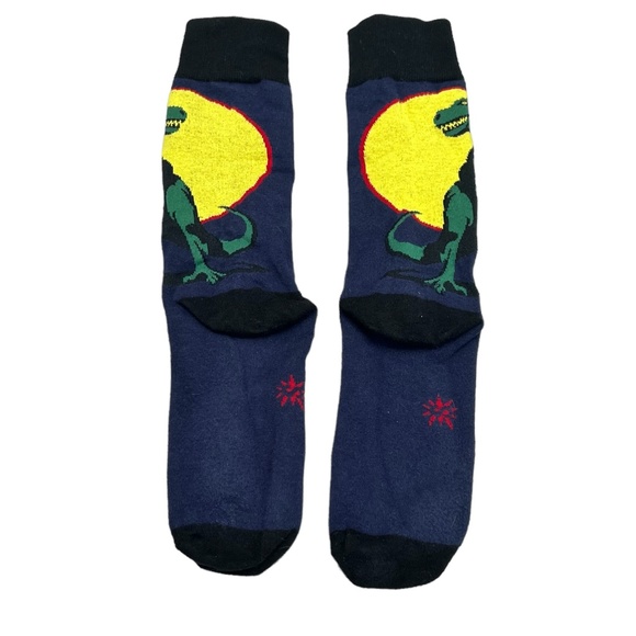 SOCK IT TO ME T-REX MEN'S NOVELTY CREW SOCKS - Picture 7 of 7